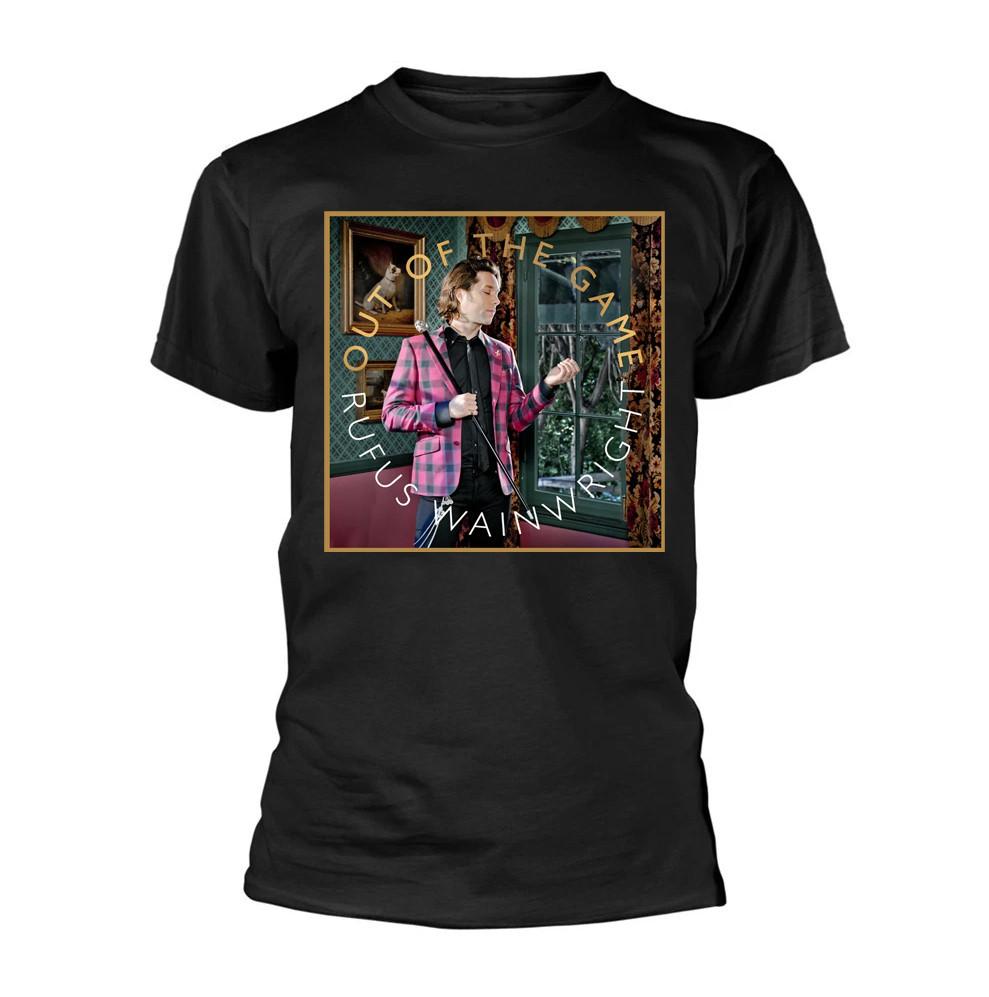 Rufus Wainwright Out of the Game Album Black Cotton Shirt CL644 XL