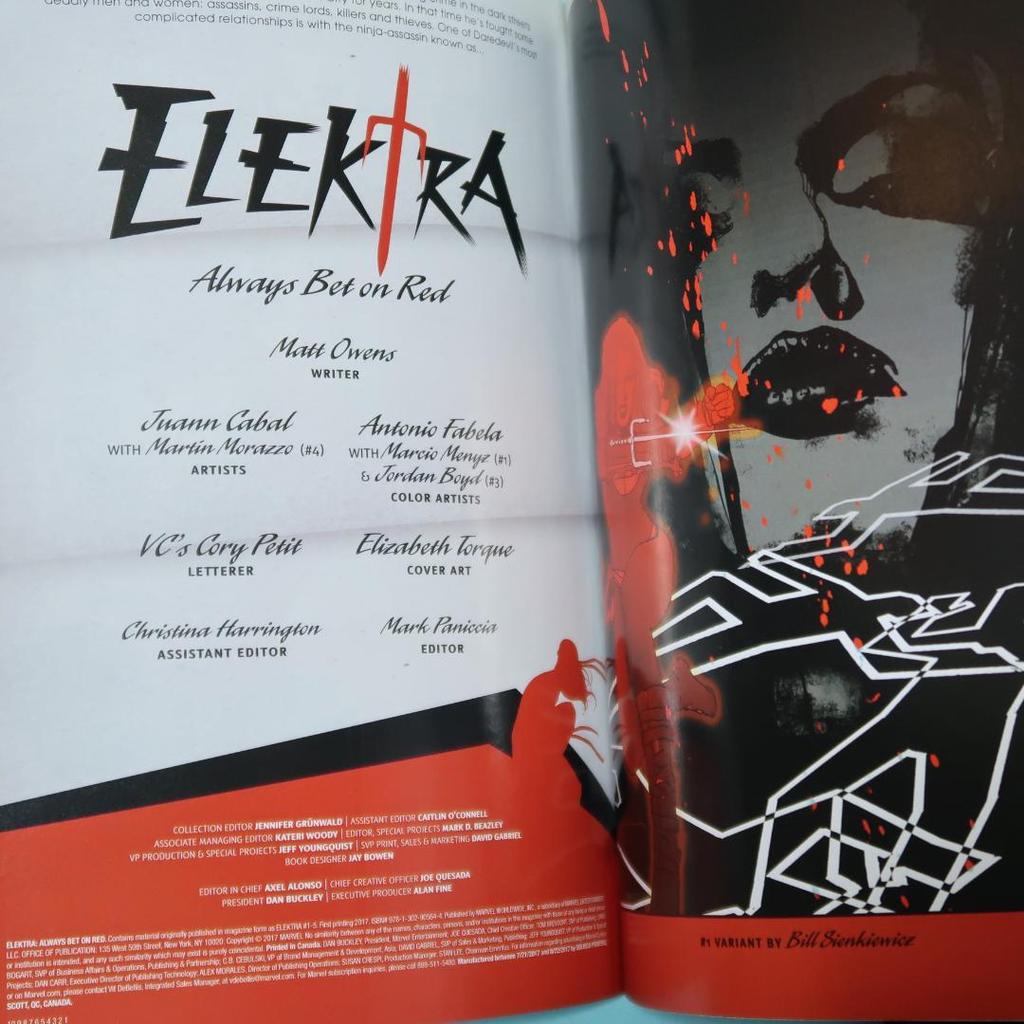 [USED] Sale! Foreign Books American Comics Elektra Always Bet On Red