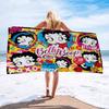 Anime B-Bettys B-Boops Microfiber Beach Towel Absorbent Quick Dry Soft Yoga Swimming Resort Mountain Climbing Towel