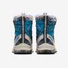 Anta Kids Synthetic Leather Mesh Rabbit Fur Lined Thick Warm Durable Non-Slip High-Top Boots Kids Boots Blue Black Gray A12446926-1