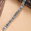 Fashion Double Chain Peaceful Tattoo Money Pixiu Bracelet Personality Popular Men 'S Retro Lucky Fortune 