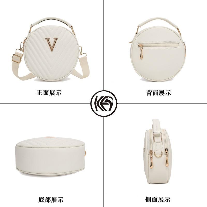 Handbag Women's New Large-capacity Women's Bag Simple and Fashionable Shoulder Crossbody Multi-layer Large Bag