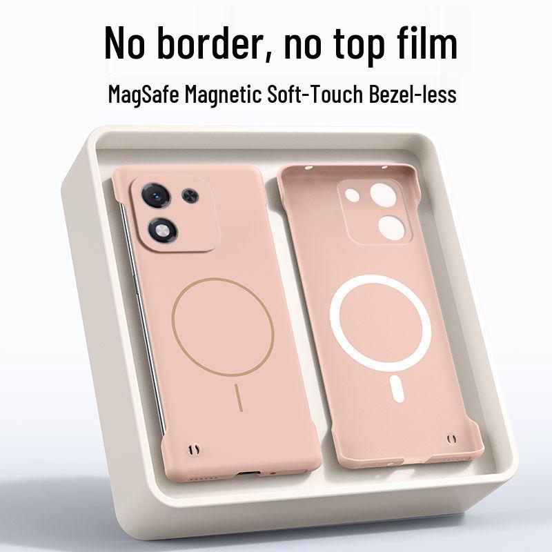 Honor X70i Ultradünne rahmenlose magnetische Hülle - High-End Anti-Drop Halb-Pack Schutzhülle