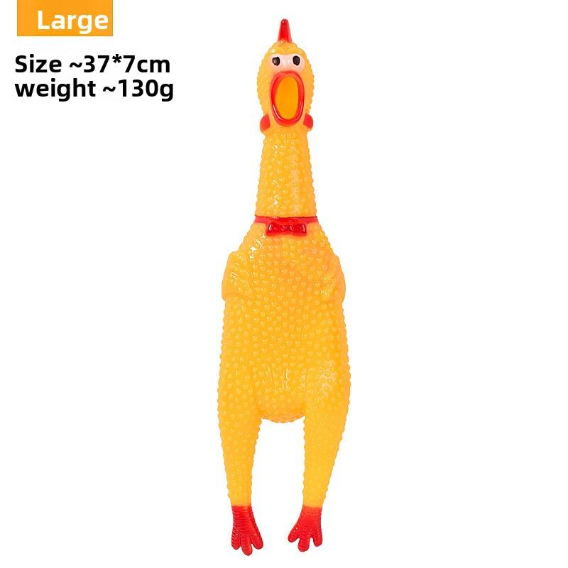 Pet Toy "pirate Chicken" Crying Sound Toy, "chicken Stress Relief Toy", "dog Screaming Toy", "chicken Vocalizing Toy"
