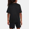 Nike T-Shirt Logo Letter Round Neck Short Sleeve Kids Tops Black HJ4454-010