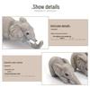 Resin Elephant Figurines: Parent and Baby Elephant Home Decoration