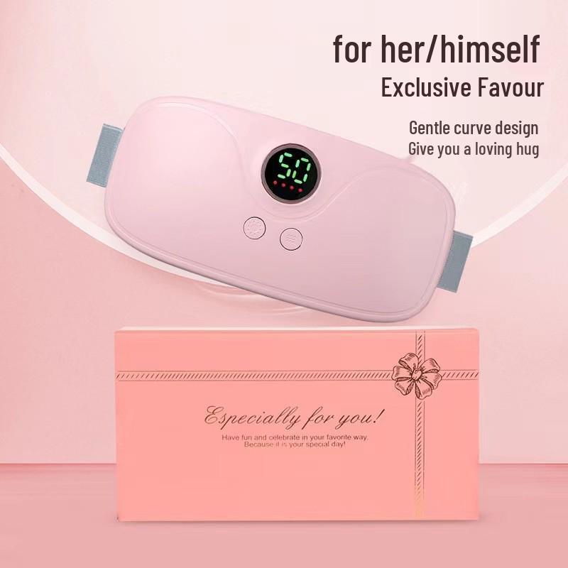 Intelligent Heating Menstrual Relief Belt: Vibration, Hot Compress, Abdomen Massager, and Waist Support for Women