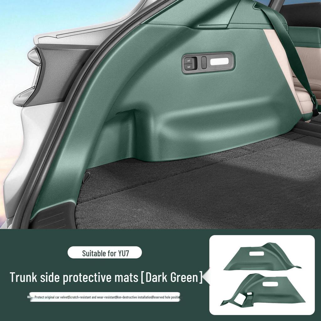 Xiaomi YU7 Trunk TPE Side Protector: Tail Box Protective Mat for Car Interior Decoration
