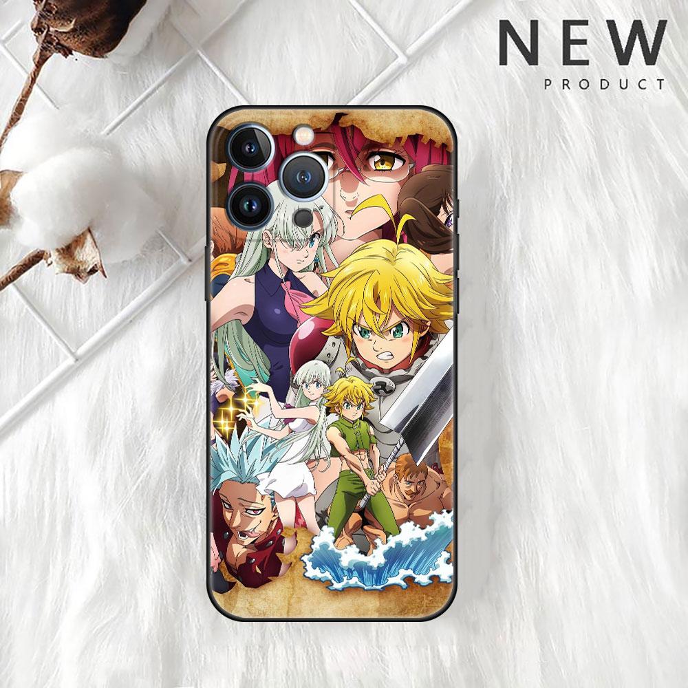 The Seven Deadly Sins Phone Case For iPhone 11 13 Pro Max 12 Mini 7 8 Plus SE 2020 X XS 6 6S 5 5S Soft Funda Silicone Back Cover