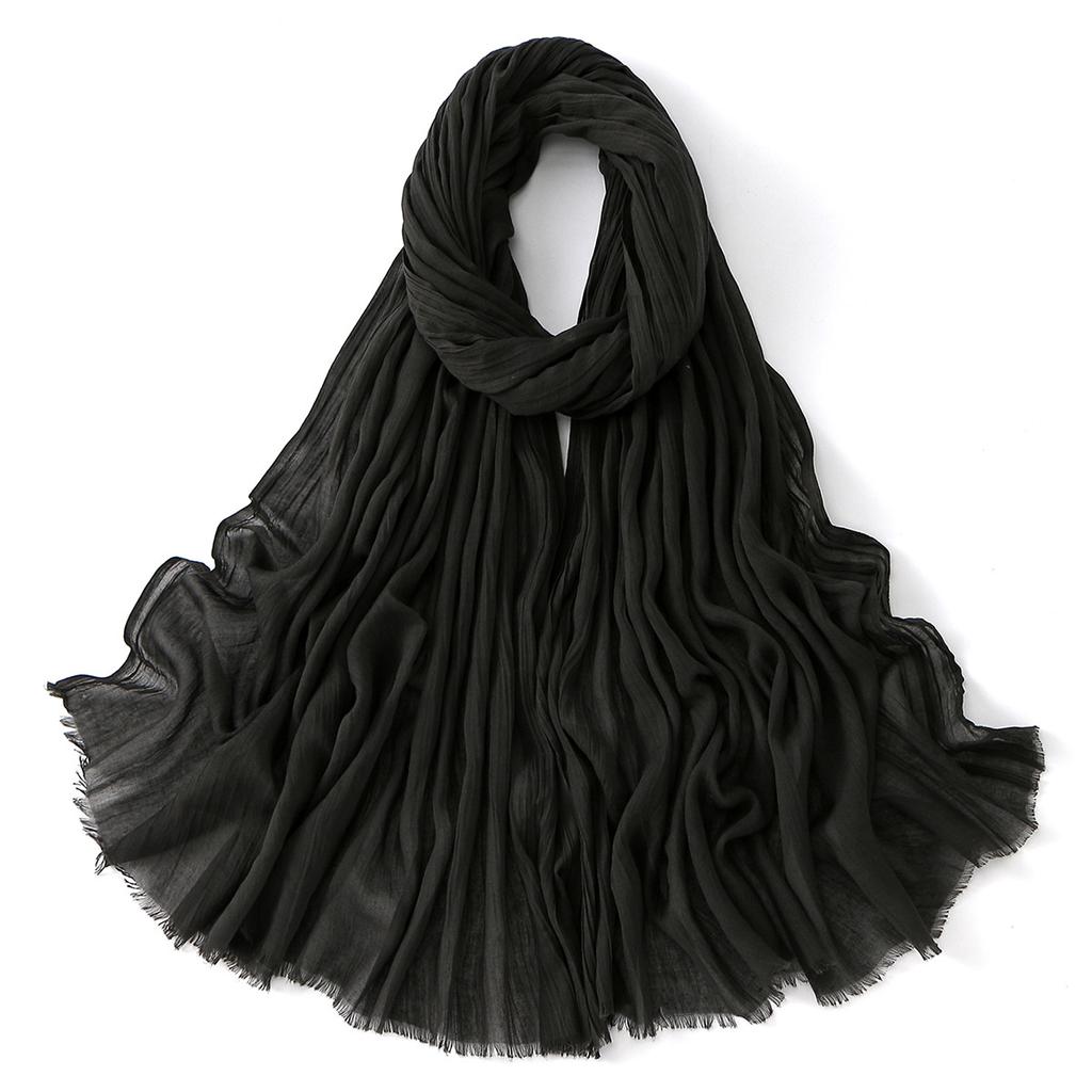 Resistant Fabric Easy To Carry Non-Slip Full Coverage Formal Muslim Hijab For Women Elegant Headscarf Full Coverage Event