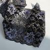 3m Deep Purple Japanese-Style Elastic Lace Trim, 16cm Wide, for Skirt Hem, Neckline, Cuffs, and Lingerie
