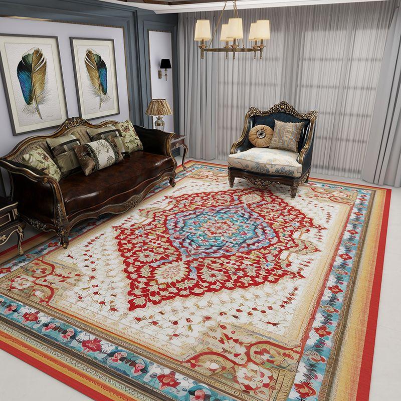 Vintage Teppich Wohnzimmer Teetisch Teppich Europäischer und amerikanischer Luxus High End Persischer Stil Nachttisch Teppich