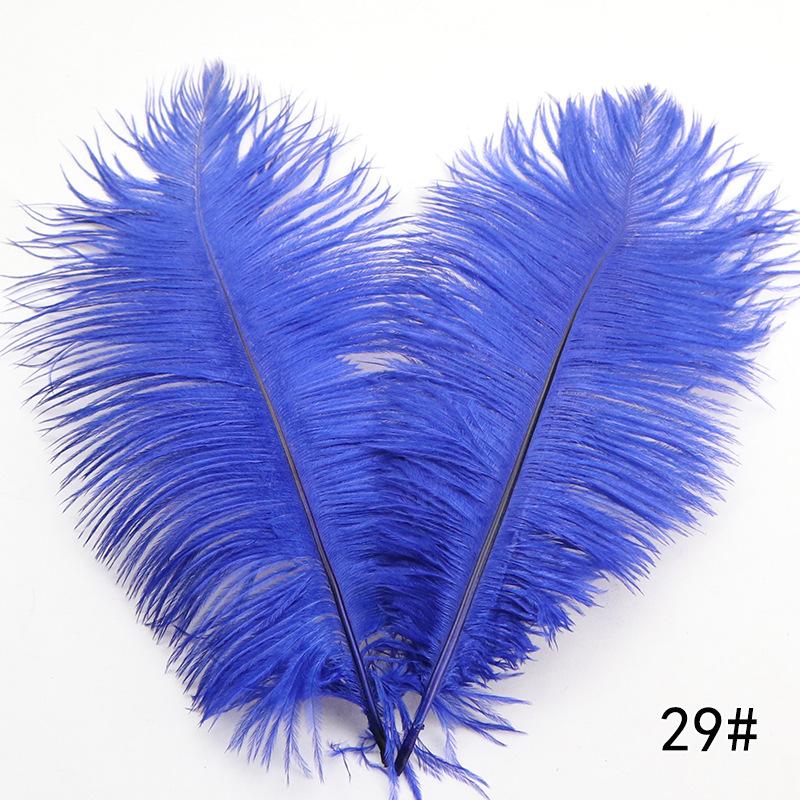 High Quality Ostrich Hair 35-40Cm Multi-Colored Decorative Feathers, Stage Room Flower Arrangement Feathers