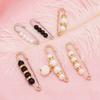 8-Piece Pearl Waist Adjusting Safety Pins, Elegant Pants Waist Cincher Brooch, Ideal Choice for Daily Clothing Repair