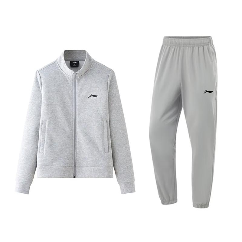 Li Ning Casual Sportswear Unisex Coin Gray AWDVP57-1+AKLT541-4 3XL