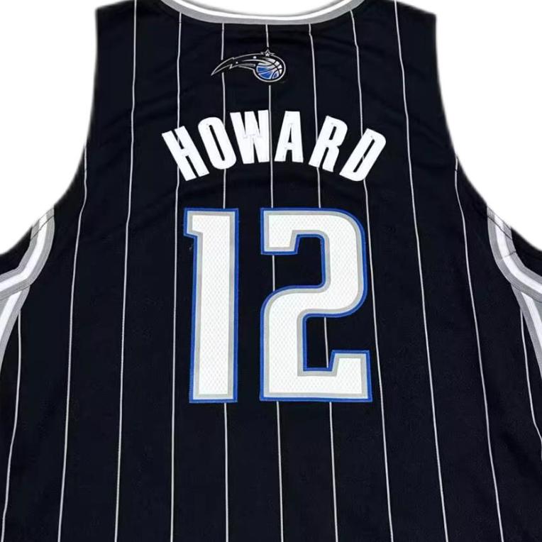 Adidas X NBA Collaboration Orlando Magic 12 Howard V-Neck Fashion Soft Sleeveless Basketball Jersey Unisex jersey Black 7912A-3MG-K9630