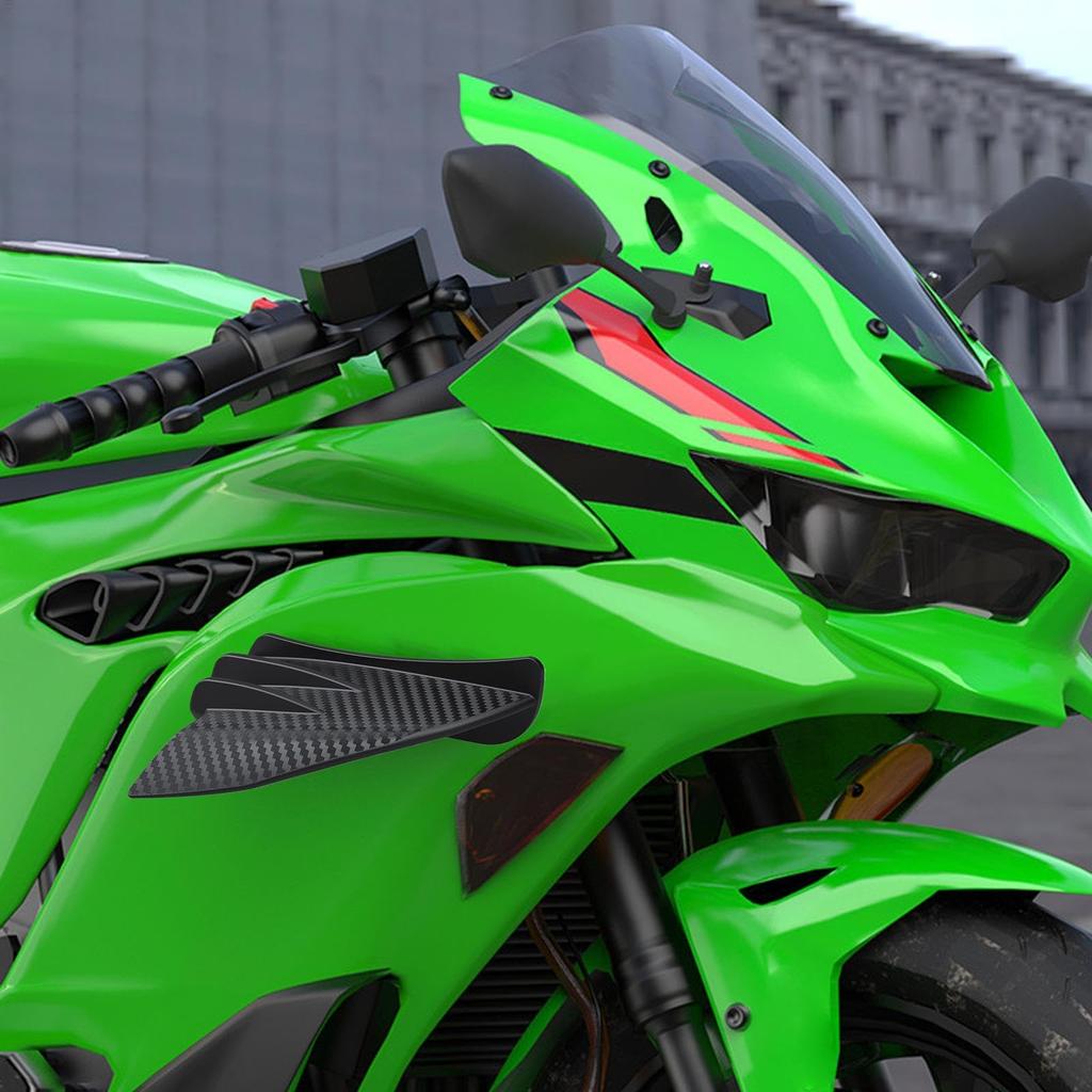 Motorcycle Front Spoiler, Motorcycle Side Spoiler - Motorcycle Fairing Winglet Thick Aerodynamic Winglets Spoiler