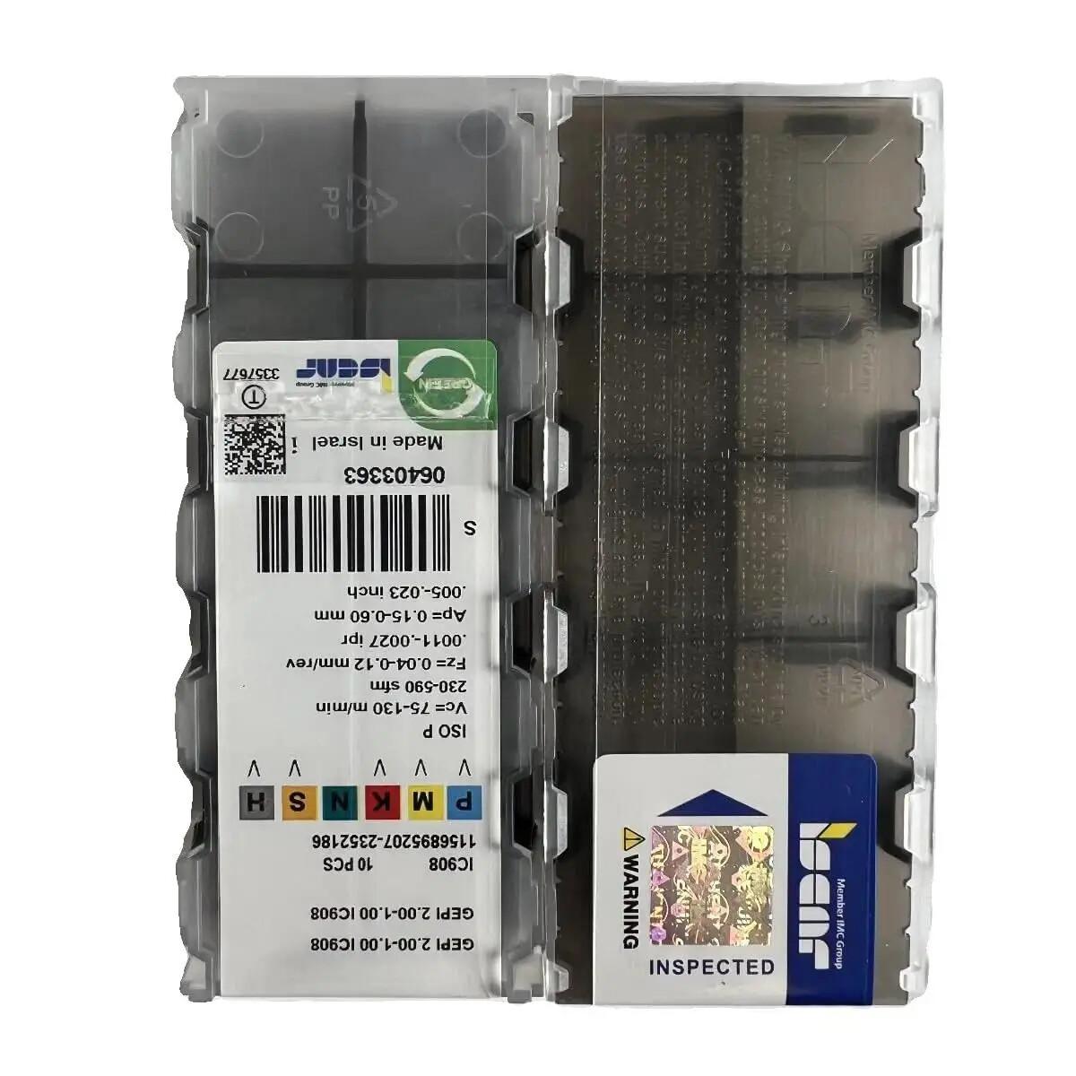 

ISCAR / GEPI2.39-0.10 IC528 Industrial indexable carbide inserts 10 Pcs