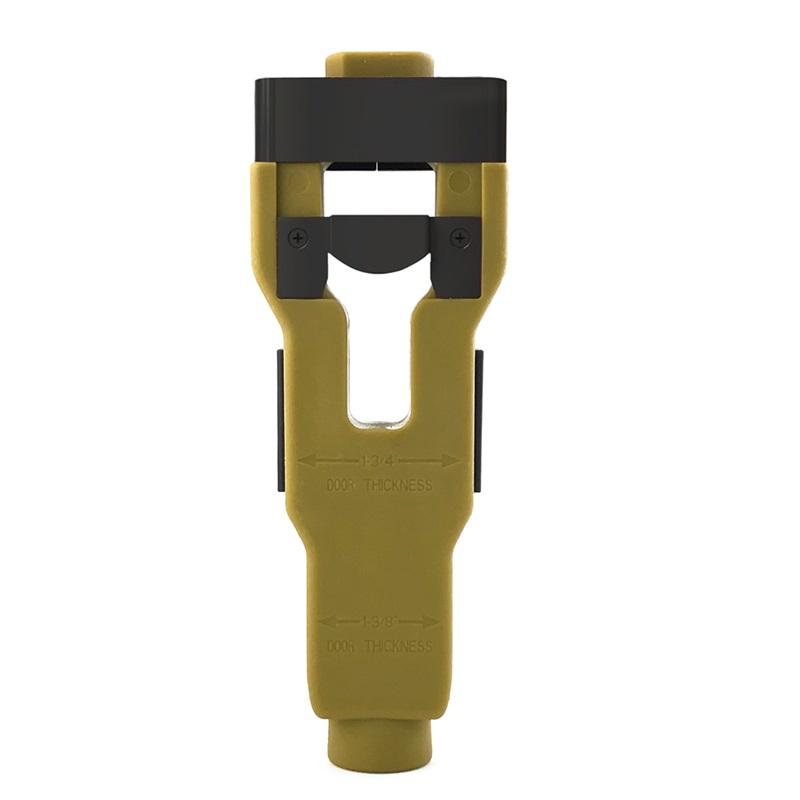 Kit di installazione per utensile da scasso per serratura a scrocco Aiuta a rimuovere materiale Strumento di installazione per serratura a scrocco Utilizzare per porte di spessore 1-3/4" o 1-3/8"
