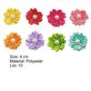 10Pcs Pet Hair Ties Flower Decor Casual Dress Up Fashion Cat Dog Hairband Hair Accessories Pet Supplies