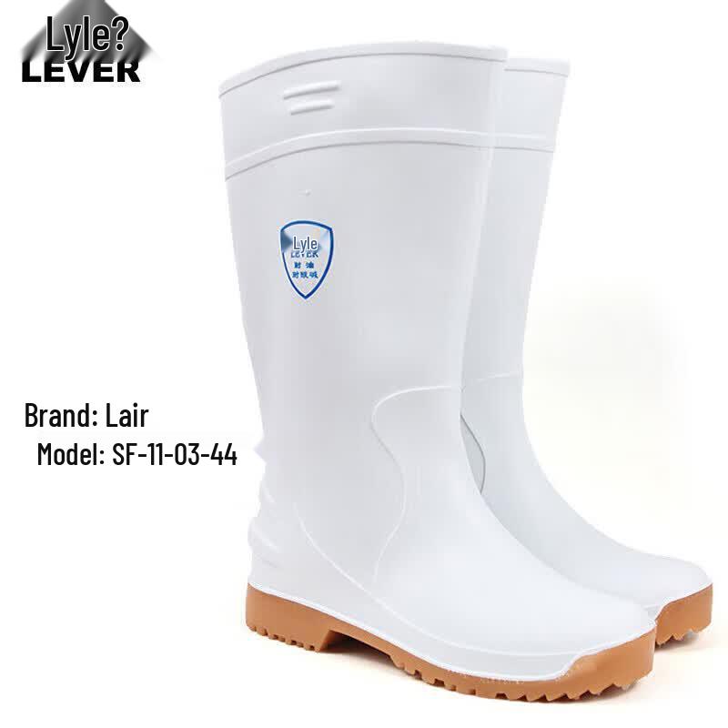 Laier SF-11-03 Chemical Protective Mid-Calf Boots 43 белый