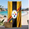 Pittsburgh Steelers Print Strandtuch Weich Tragbar Schnell?Trockenes Handtuch für Pool Sommerurlaub Outdoor Sport