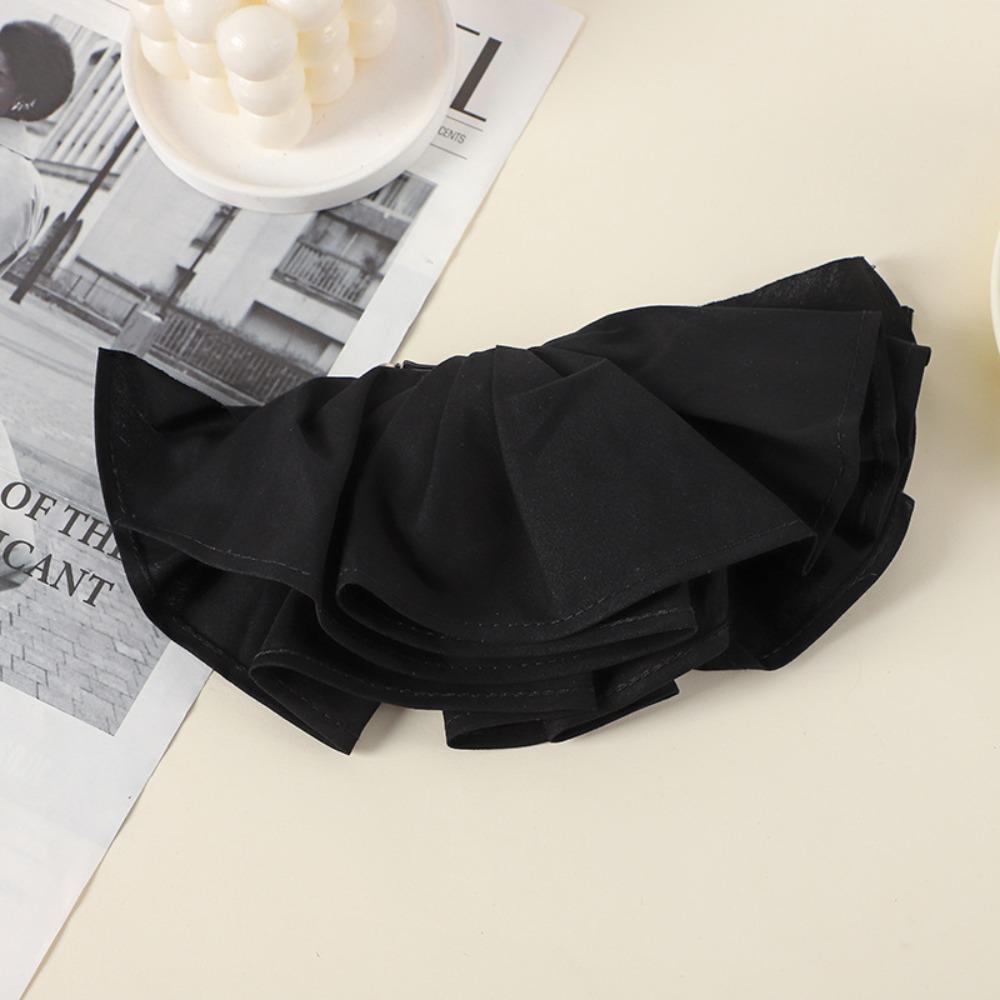 Double Layer Checkered Hair Clip Bow Oversized Hair Scrunchies Women Hair Ropes  Hair Accessory