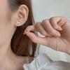 Delicate Bow Stud Earrings For Women Screw Back Cartilage Piercing Hypoallergenic Fashion Jewelry Small Exquisite Ear Bone Clip