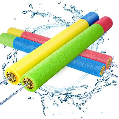 Children's Pull-out Foam Water Gun Outdoor Multi Player Water Fighting Game In Summer Beach Water Playing Color Random