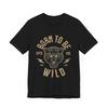 Wild Panther Graphic T-Shirt Born To Be Wild Tee Unisex Tattoo Print Shirt Unisex T-Shirt