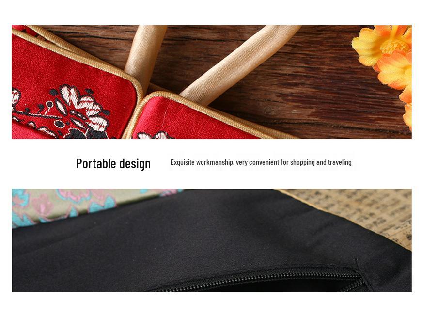 Nanjing Brocade Silk Clutch: Chinese Style Qipao Hanfu Makeup Bag, Coin & Card Holder, Key Pouch