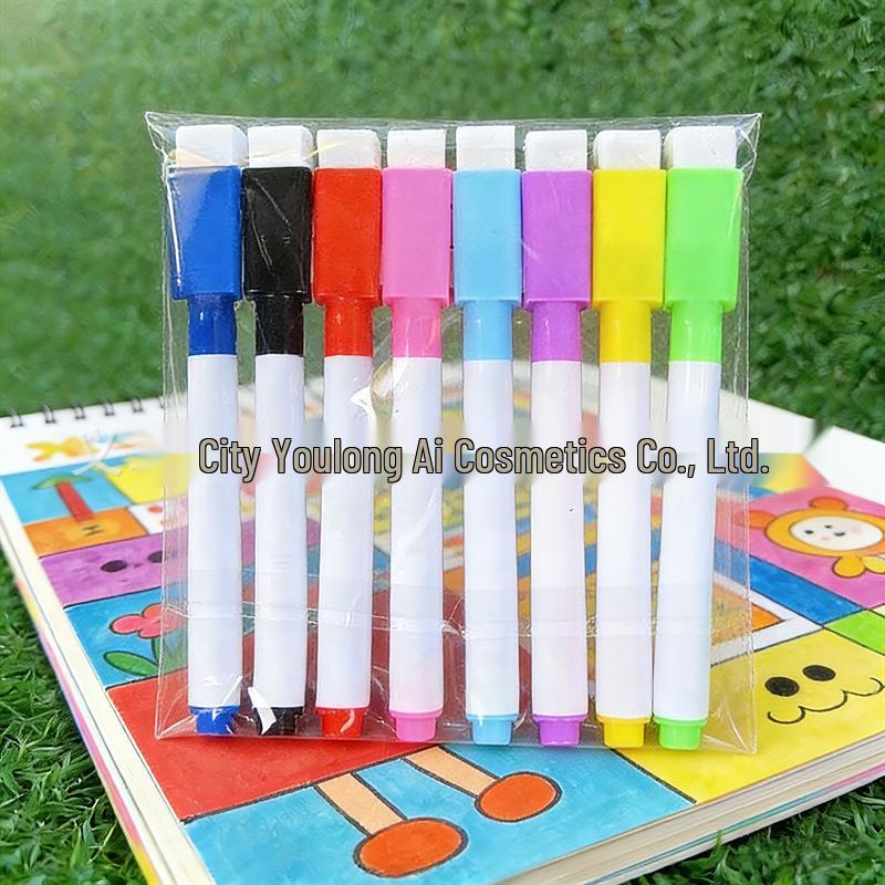 Erasable Children’s Colored Whiteboard Markers, Graffiti & Writing Pens, Water-Based, Multi-Purpose, Non-Magnetic Painting Pens.