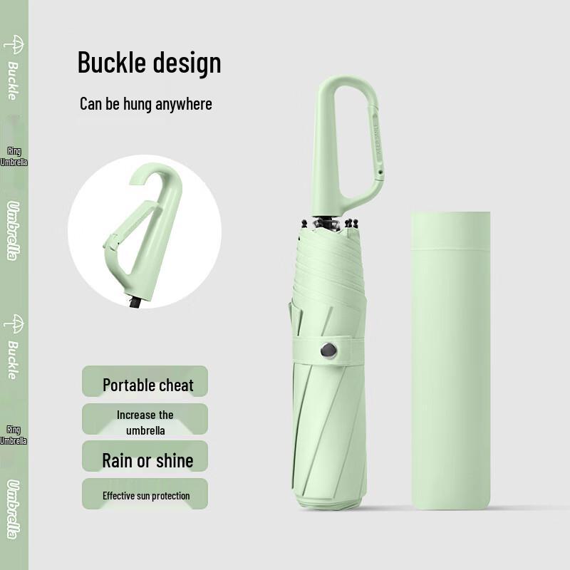 Macaron Series 8-Rib Manual Folding Umbrella