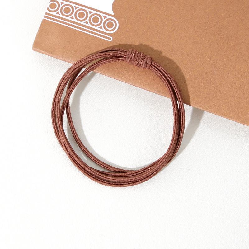 4-in-1 High Elastic Knotted Women's Hair Ties and Bands for Ponytails