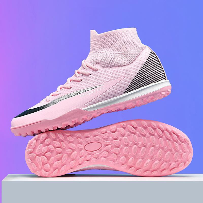 Adult children outdoor lawn sports training competition football shoes men and women long broken nails