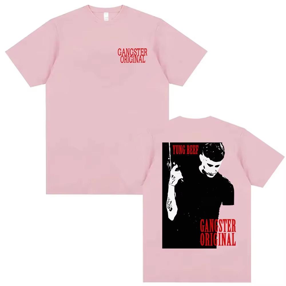

2026 Rapper Yung Beef Portrait Graphic 100cotton Tshirt Unisex Fashion Hip Hop Oneck Casual Retro Short Sleeve Shirts 4XL