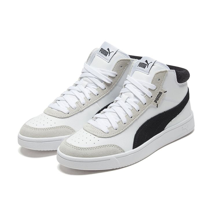 Puma Court Legend Mid Unisex White Black 371119-02