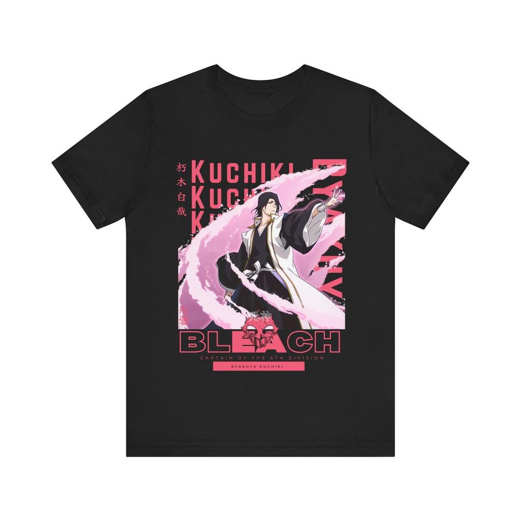 Anime Bleach Byakuya T Shirt Size S 4xl Black Size S 4xl