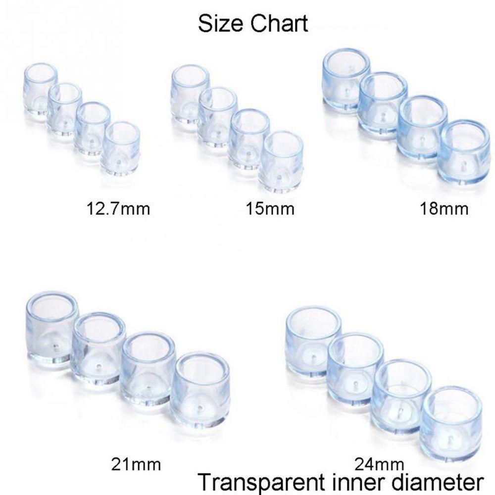 Cups Round Bottom Floor Protectors Chair Leg Caps Silicone Pads Non-Slip Covers Furniture Feet