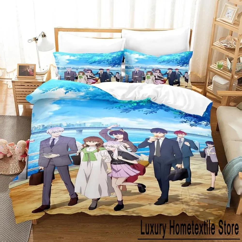 

Anime Ice Guy as well as His Cool Female Colleague Bedding Set Boys Girls Twin Queen Size Duvet Cover Pillowcase Bed Kids Adult 70x133cm 2pcs