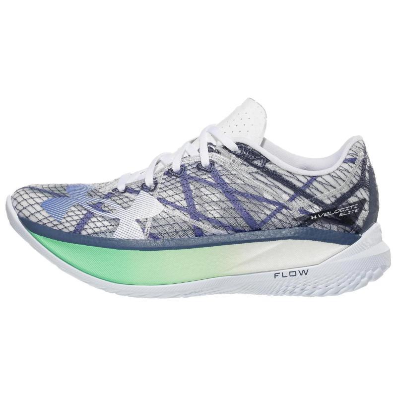 

Under Armour Velociti Elite 2 Low Top Carbon Plate Running Shoes Unisex White Purple Sneakers 3027205-101 40.5