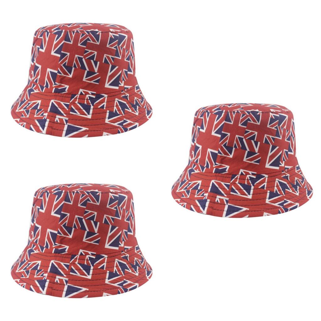 British Flag Reversible Bucket Hat Sun Protection For Outdoor Activities