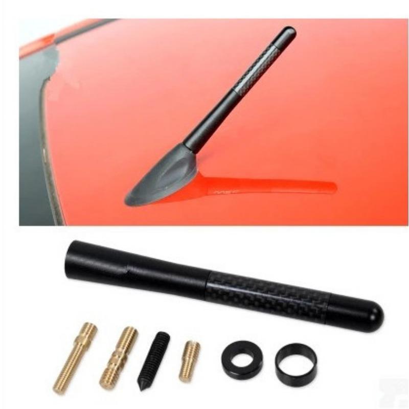 12cm Carbon Fiber Short Radio Antenna for Toyota Corolla Avensis Yaris Rav4 Auris Hilux Prius Prado Camry Celica Reiz