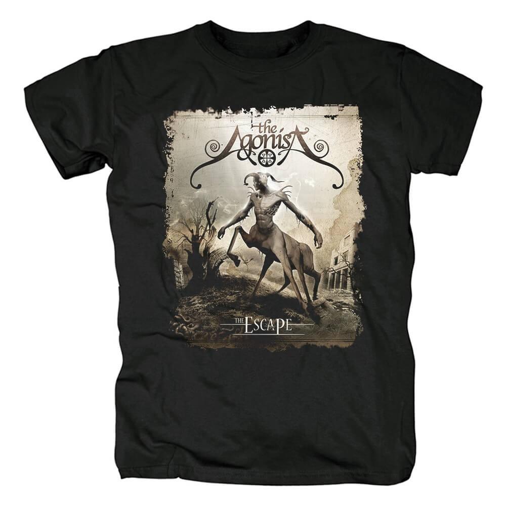 Vtg The Agonist Band The Escape Heavy Cotton Black S-5XL Unisex Shirt MC714 L