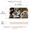 Pine Coin Case with Round Perfect for Elegant and Featuring Michinaga and a Crane with Floral Design [leo&aoi] Nishijin-ori Zipper, Kimono,