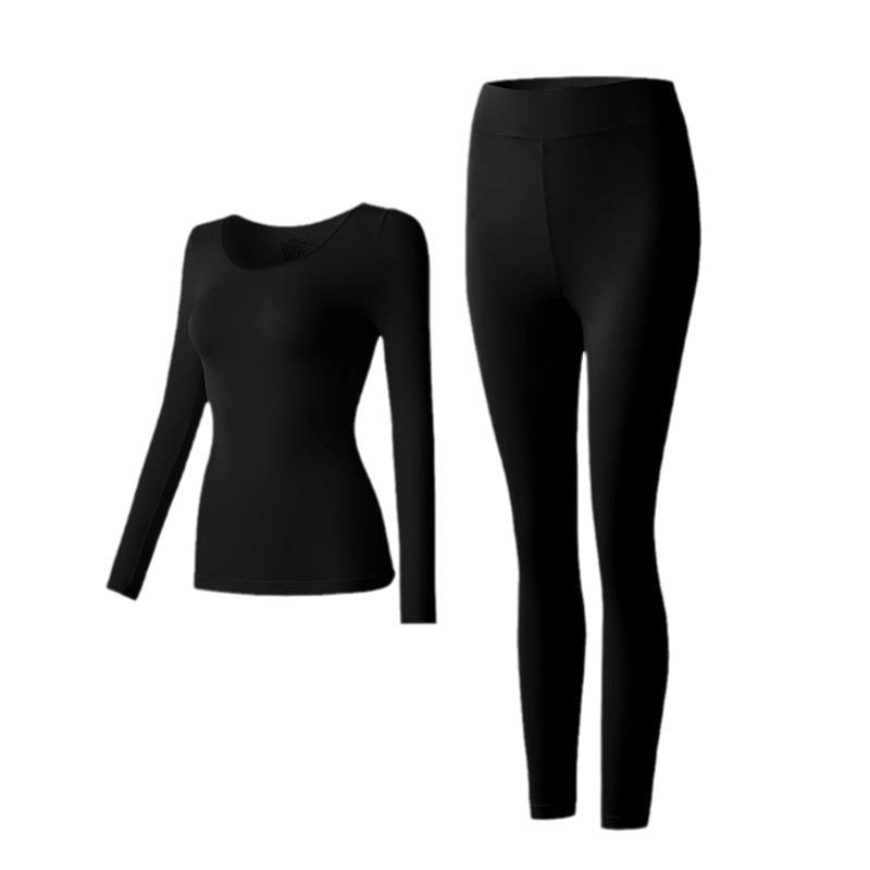 Dámské ultratenké termoprádlo s kyselinou hyaluronovou – Samozahřívací, s konstantní teplotou, technologie pro zkrášlování pokožky pro podzim/zimu