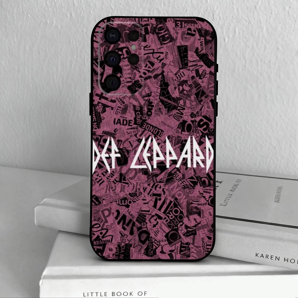 

Hot R-Rock band D-Def L-Leppard Phone Case For Samsung S25,24,23,22,30,21,10,9,Ultra,Plus,Lite,FE,4,5 G Soft Black Case Samsung S24ULTRA