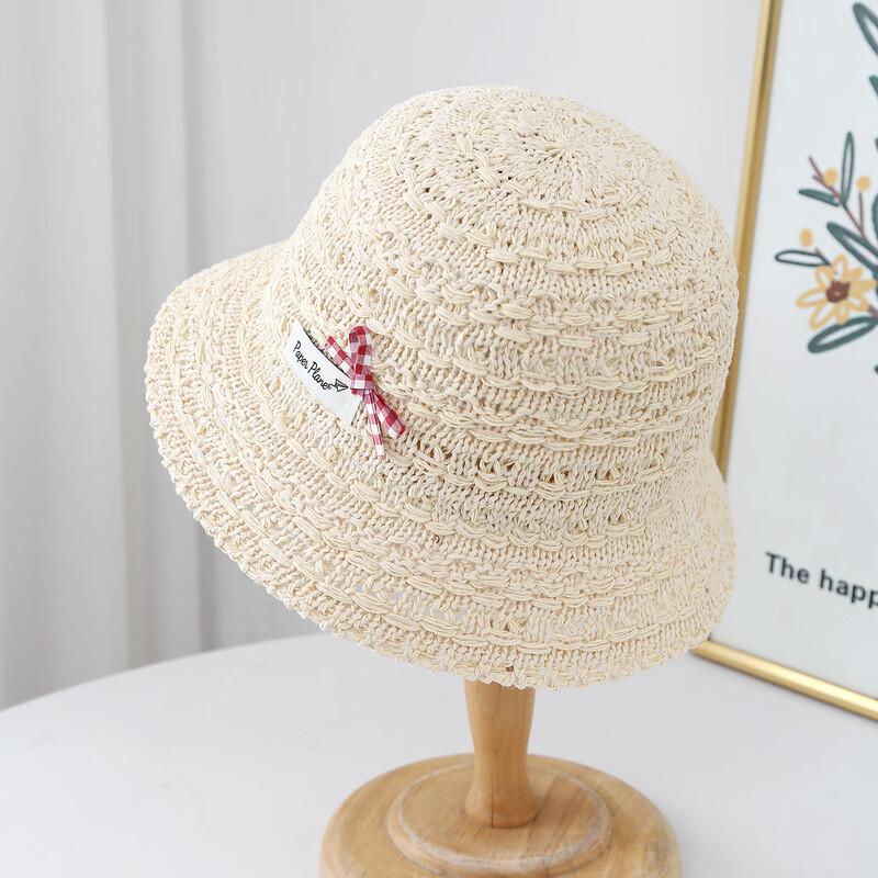 

Women s Summer Large Brim Woven Bucket Hat