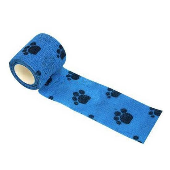 2 Inch X 5 Yards Dog Paw Cover Self-Adhesive Pet Vet Wrap with Colorful