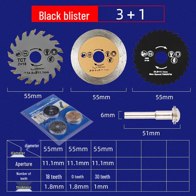 High-Speed Steel Mini Circular Saw Blade for Electric Drill Grinder